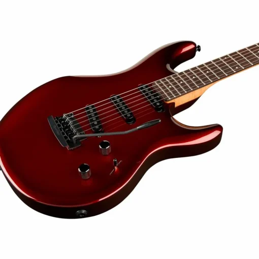 Ernie Ball Music Man Luke 4 SSS Electric Guitar Scoville Red