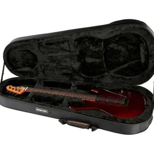 Ernie Ball Music Man Luke 4 SSS Electric Guitar Scoville Red
