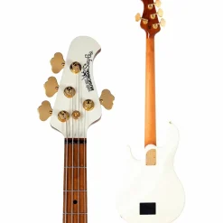 Ernie Ball Music Man StingRay Special H Electric Bass Guitar Ivory White