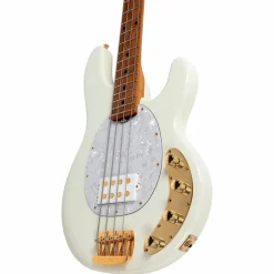Ernie Ball Music Man StingRay Special H Electric Bass Guitar Ivory White