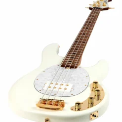 Ernie Ball Music Man StingRay Special H Electric Bass Guitar Ivory White