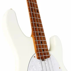 Ernie Ball Music Man StingRay Special H Electric Bass Guitar Ivory White