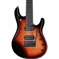 Ernie Ball Music Man 20th Anniversary John Petrucci JP7 7-String Electric Guitar Honey Butter Burst