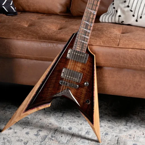 ESP Arrow CTM NT Electric Guitar See-Thru Brown Burst