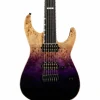 ESP E-II M-II 7 NT Electric Guitar See-Thru Purple