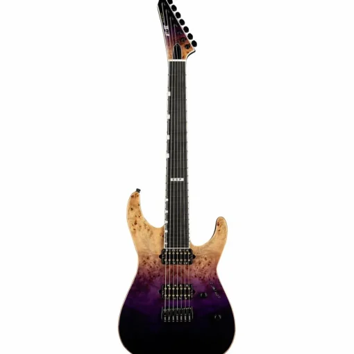 ESP E-II M-II 7 NT Electric Guitar See-Thru Purple