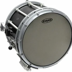 Evans Hybrid Marching Snare Drum Batter Head Gray 14 in.