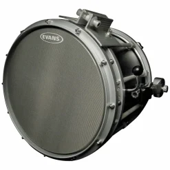 Evans Hybrid Marching Snare Drum Batter Head Gray 14 in.
