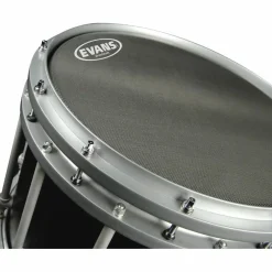 Evans Hybrid Marching Snare Drum Batter Head Gray 14 in.