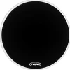 Evans MX2 Black Marching Bass Drum Head Black 20 in.