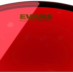 Evans Red Hydraulic Bass Drum Head 22 in.
