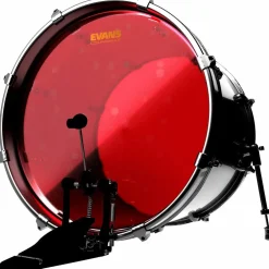 Evans Red Hydraulic Bass Drum Head 22 in.