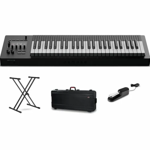 Expressive E Osmose 49 49-Key Polyphonic Synthesizer Keyboard Stage Bundle