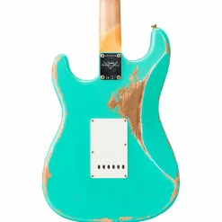 Fender Custom Shop 1967 Stratocaster Heavy Relic Electric Guitar Aged Sea Foam Green
