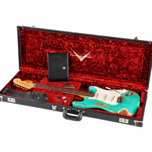 Fender Custom Shop 1967 Stratocaster Heavy Relic Electric Guitar Aged Sea Foam Green