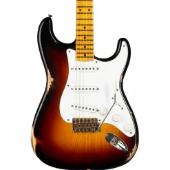 Fender Custom Shop Guitar Center Limited-Edition 70th Anniversary 1954 Stratocaster Relic Electric Guitar Wide Fade 2-Color Sunburst