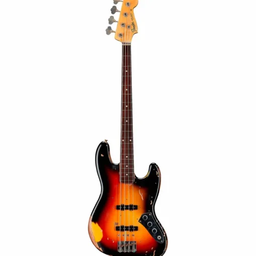 Fender Custom Shop Jaco Pastorius Tribute Relic Jazz Bass 3-Color Sunburst