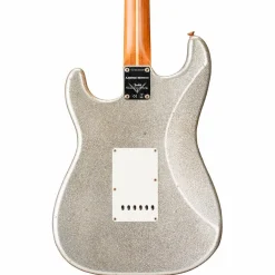 Fender Custom Shop Limited-Edition Platinum Anniversary '50s Stratocaster Journeyman Relic Electric Guitar Aged Silver Sparkle