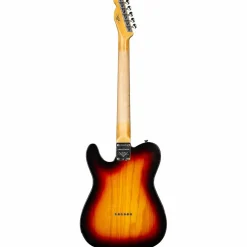 Fender Custom Shop Limited-Edition '70s Tele Thinline Journeyman Relic Electric Guitar Bleached 3-Color Sunburst