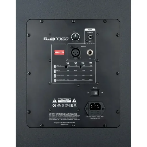 Fluid Audio FX80 8" Powered Studio Monitor (Each)