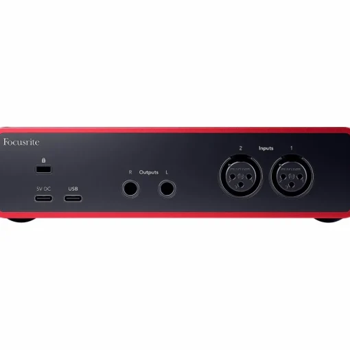 Focusrite Scarlett 2i2 Gen 4 with Adam Audio T-Series Studio Monitor Pair & T10S Subwoofer Bundle (Stands & Cables Included) T7V