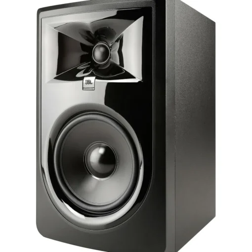 Focusrite Scarlett 2i2 Gen 4 with JBL 3 Series Studio Monitor Pair & LSR Subwoofer Bundle (Stands & Cables Included) 308MKII