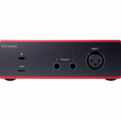Focusrite Scarlett Solo Gen 4 with Adam Audio T-Series Studio Monitor Pair & T10S Subwoofer Bundle (Stands & Cables Included) T8V