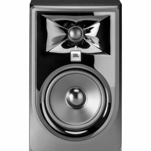 Focusrite Scarlett Solo Gen 4 With JBL 3 Series Studio Monitor Pair Bundle (Stands & Cables Included) 305MKII