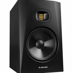Focusrite Scarlett Solo Gen 4 with Adam Audio T-Series Studio Monitor Pair & T10S Subwoofer Bundle (Stands & Cables Included) T8V