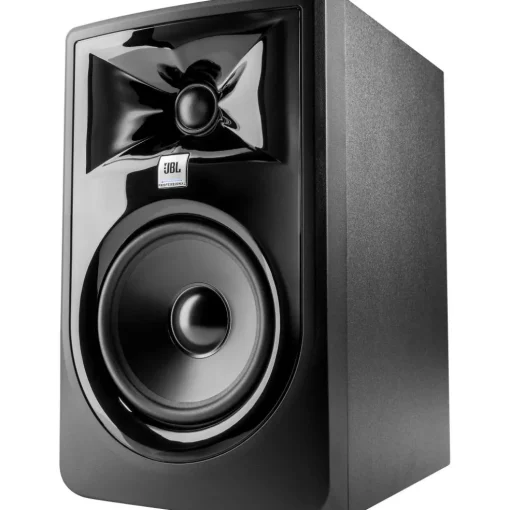 Focusrite Scarlett Solo Gen 4 With JBL 3 Series Studio Monitor Pair Bundle (Stands & Cables Included) 305MKII