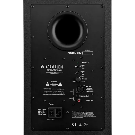 Focusrite Scarlett Solo Gen 4 with Adam Audio T-Series Studio Monitor Pair & T10S Subwoofer Bundle (Stands & Cables Included) T8V