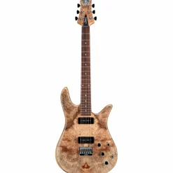 Fodera Monarch P90 2 Electric Guitar Clear Satin Finish
