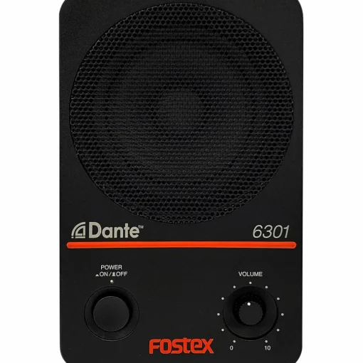 Fostex 6301DT 4" Powered Studio Monitor with DANTE (Each)