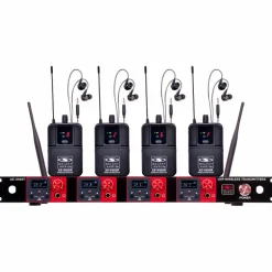 Galaxy Audio Quad UHF Wireless In-Ear Monitor Band System 506-524MHz