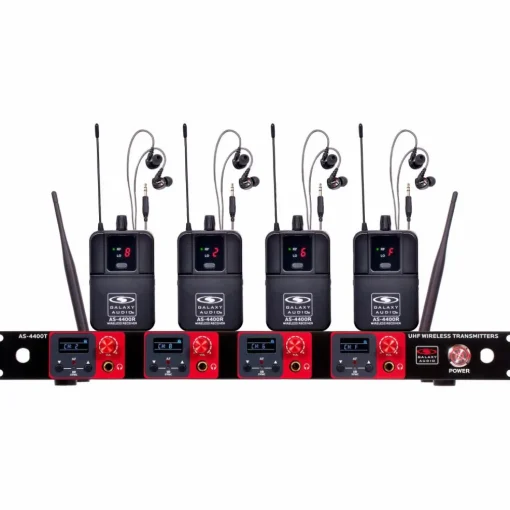 Galaxy Audio Quad UHF Wireless In-Ear Monitor Band System 506-524MHz