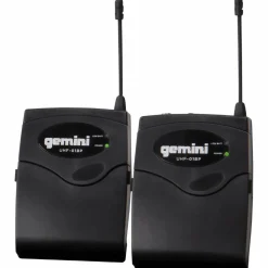 Gemini UHF-02HL 2-Channel Wireless Headset/Lavalier Combo System S34
