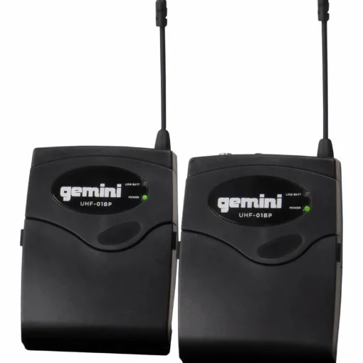 Gemini UHF-02HL 2-Channel Wireless Headset/Lavalier Combo System S34