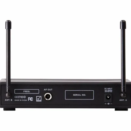 Gemini UHF-02M 2-Channel Wireless Handheld Microphone System, 517.6/521.5MHz S12