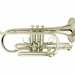 Getzen 800DLX Eterna Deluxe Series Bb Cornet Silver plated