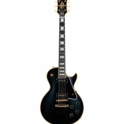 Gibson Custom 1954 Les Paul Custom Staple Pickup Reissue VOS Electric Guitar Ebony