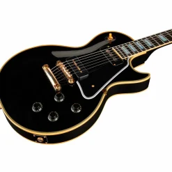 Gibson Custom 1954 Les Paul Custom Staple Pickup Reissue VOS Electric Guitar Ebony