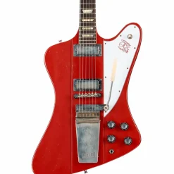 Gibson Custom Murphy Lab 1963 Firebird V With Maestro Vibrola Light Aged Electric Guitar Cardinal Red