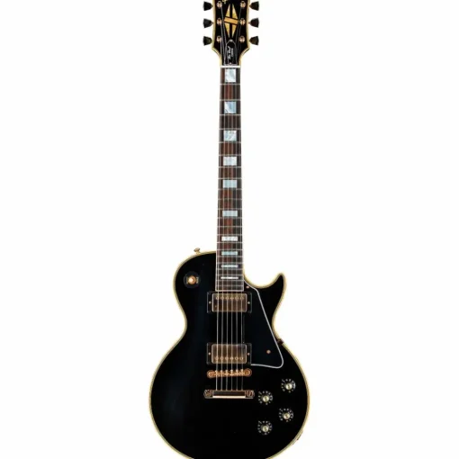 Gibson Custom Murphy Lab 1968 Les Paul Custom Reissue Ultra Light Aged Electric Guitar Ebony