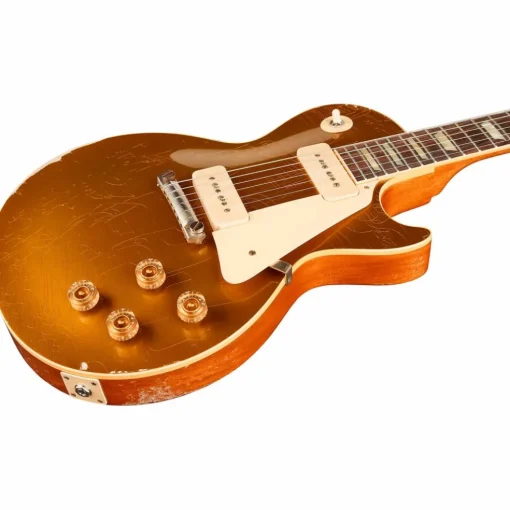 Gibson Custom Murphy Lab 1954 Les Paul Goldtop Reissue Heavy Aged Electric Guitar Double Gold