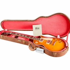 Gibson Custom Murphy Lab 1958 Les Paul Standard Reissue Heavy Aged Electric Guitar Lemon Burst