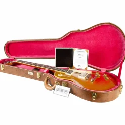 Gibson Custom Murphy Lab 1957 Les Paul Goldtop Reissue Ultra Light Aged Electric Guitar Double Gold