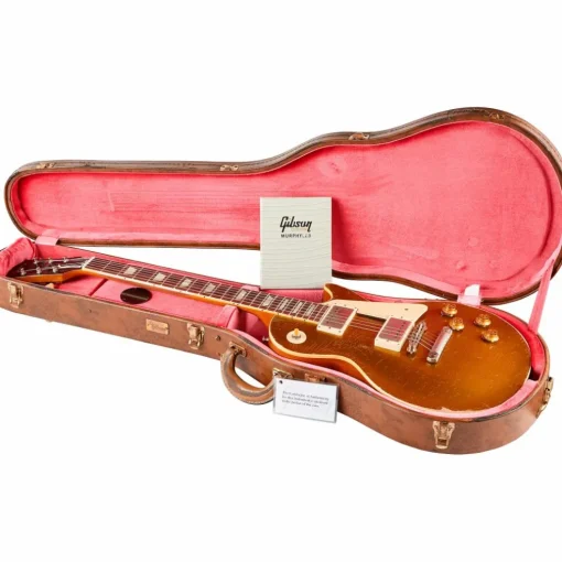 Gibson Custom Murphy Lab 1957 Les Paul Goldtop Reissue Ultra Heavy Aged Electric Guitar Double Gold