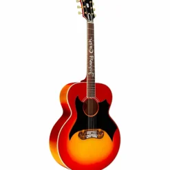 Gibson Johnny Cash SJ-200 Signature Limited-Edition Acoustic Guitar Vintage Cherry Sunburst
