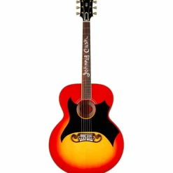 Gibson Johnny Cash SJ-200 Signature Limited-Edition Acoustic Guitar Vintage Cherry Sunburst