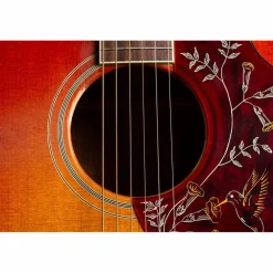 Gibson Murphy Lab 1960 Hummingbird Light Aged Acoustic Guitar Heritage Cherry Sunburst